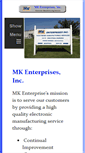 Mobile Screenshot of mkenter.com