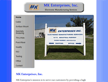 Tablet Screenshot of mkenter.com